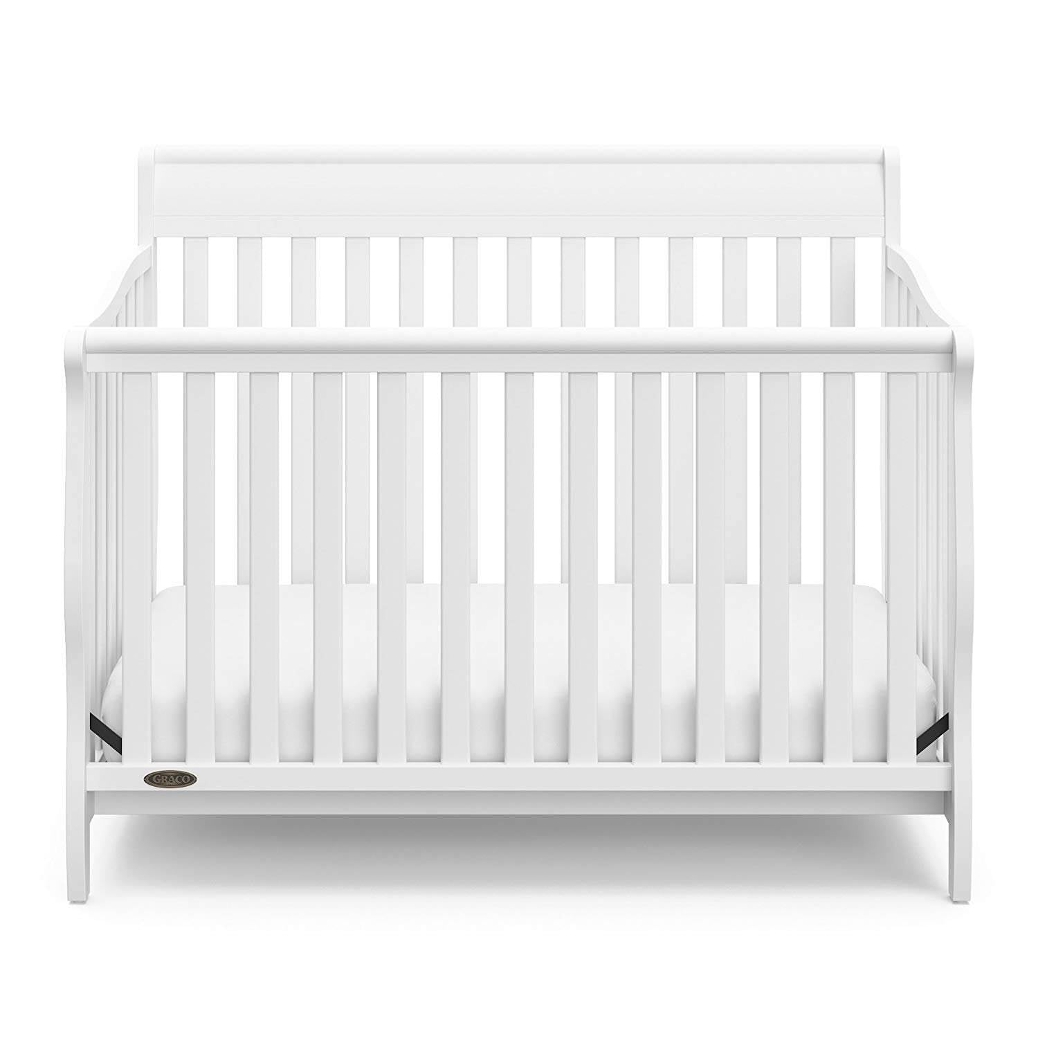 Graco Stanton Durable 4 in 1 Convertible Baby Toddler Child Crib Daybed, White