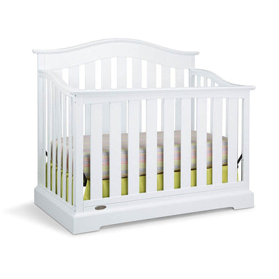 Graco Westbrook 4 in 1 Convertible Crib, White & Kolcraft Pure Sleep Mattress - VMInnovations