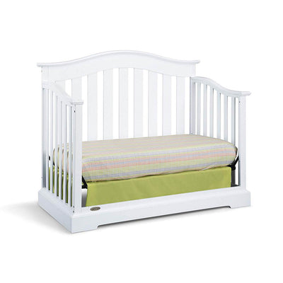 Graco Westbrook 4 in 1 Convertible Crib, White & Kolcraft Fresh Start Mattress - VMInnovations