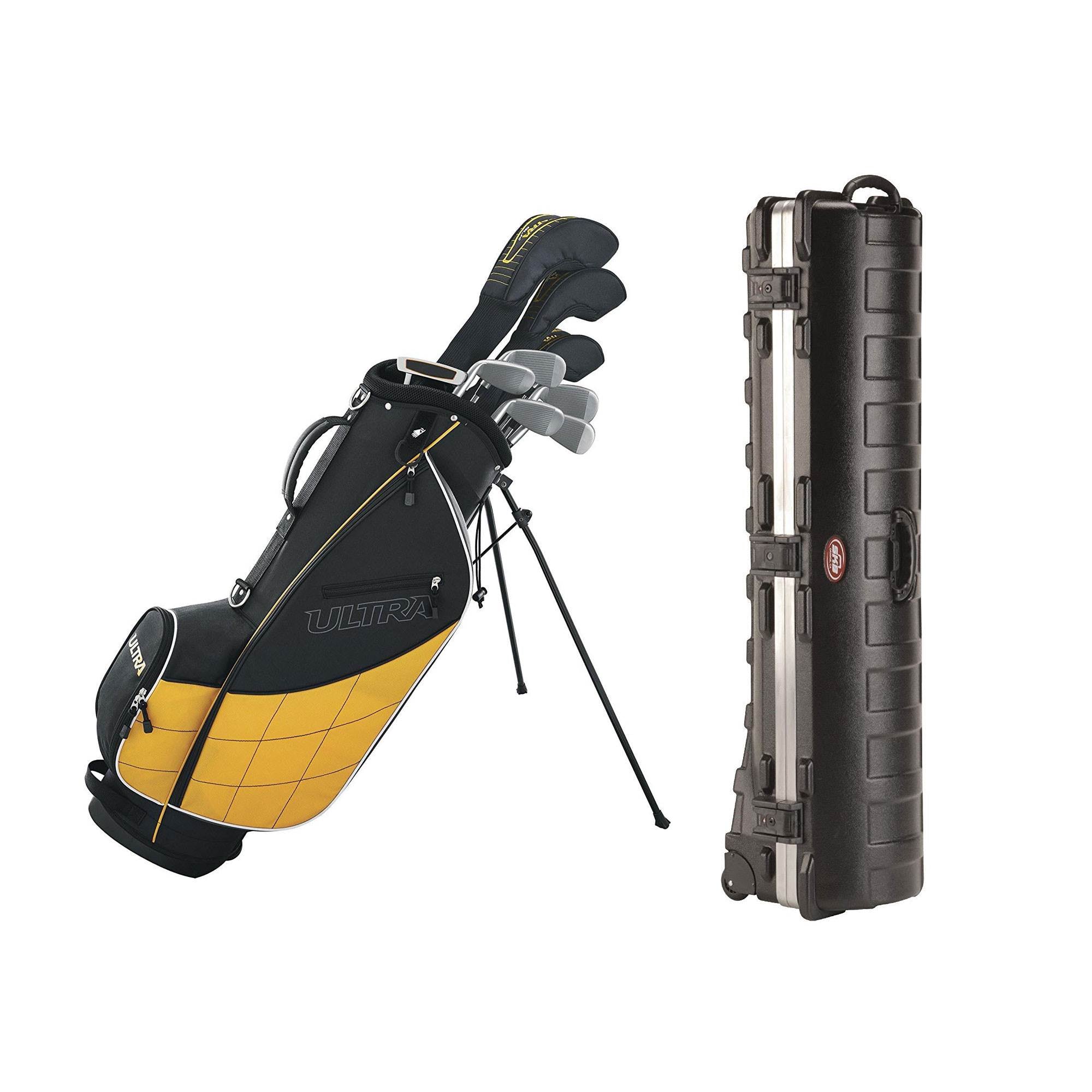 Wilson Ultra Men's 13-Piece Left-Handed Golf Club Set & Wheeled Travel Case