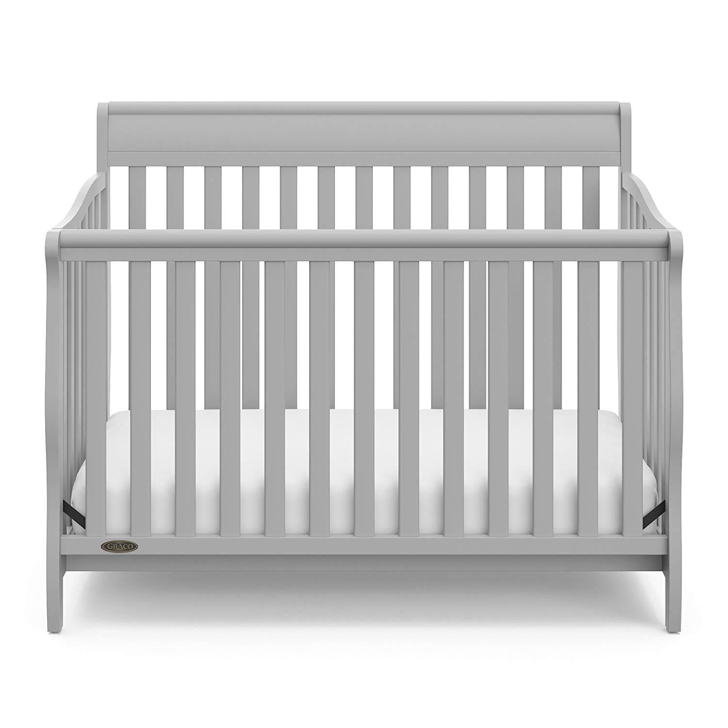 Graco Stanton Convertible Crib, Pebble Gray & Kolcraft Pure Sleep Crib Mattress - VMInnovations