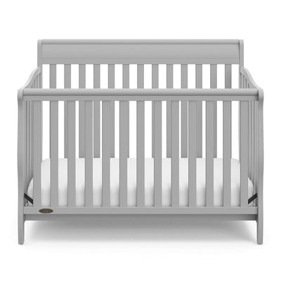 Graco Stanton Convertible Crib, Pebble Gray & Kolcraft Pure Sleep Crib Mattress - VMInnovations