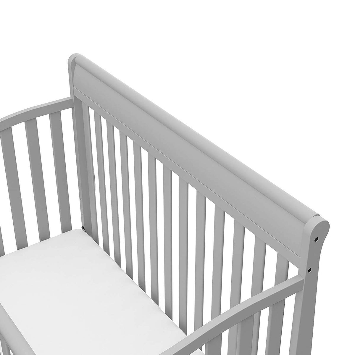 Graco Stanton Convertible Crib, Pebble Gray & Kolcraft Pure Sleep Crib Mattress