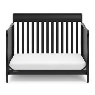 Graco Stanton 4 in 1 Convertible Crib, Black & Kolcraft Pure Sleep Crib Mattress