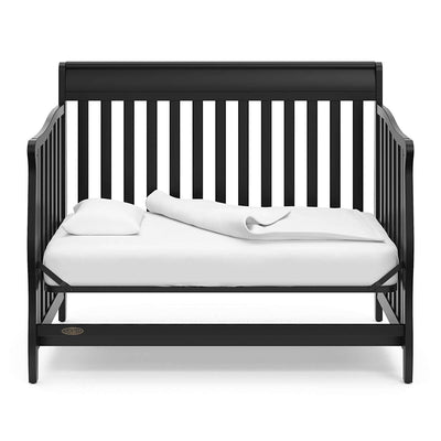 Graco Stanton 4 in 1 Convertible Crib, Black & Kolcraft Pure Sleep Crib Mattress