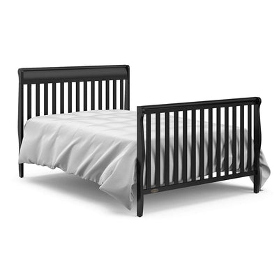 Graco Stanton 4 in 1 Convertible Crib, Black & Kolcraft Pure Sleep Crib Mattress