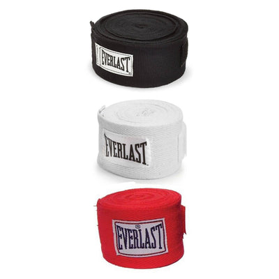 Everlast Blue Elite Pro Style Boxing Gloves 12 Oz & 120-Inch Hand Wraps (3 Pack)