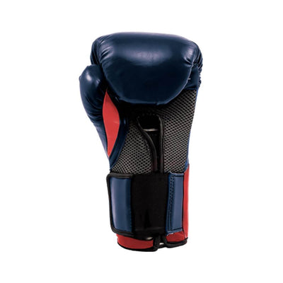 Everlast Navy/Red Elite Pro Style Boxing Gloves 14 Oz & 120-Inch Wraps (3 Pack)