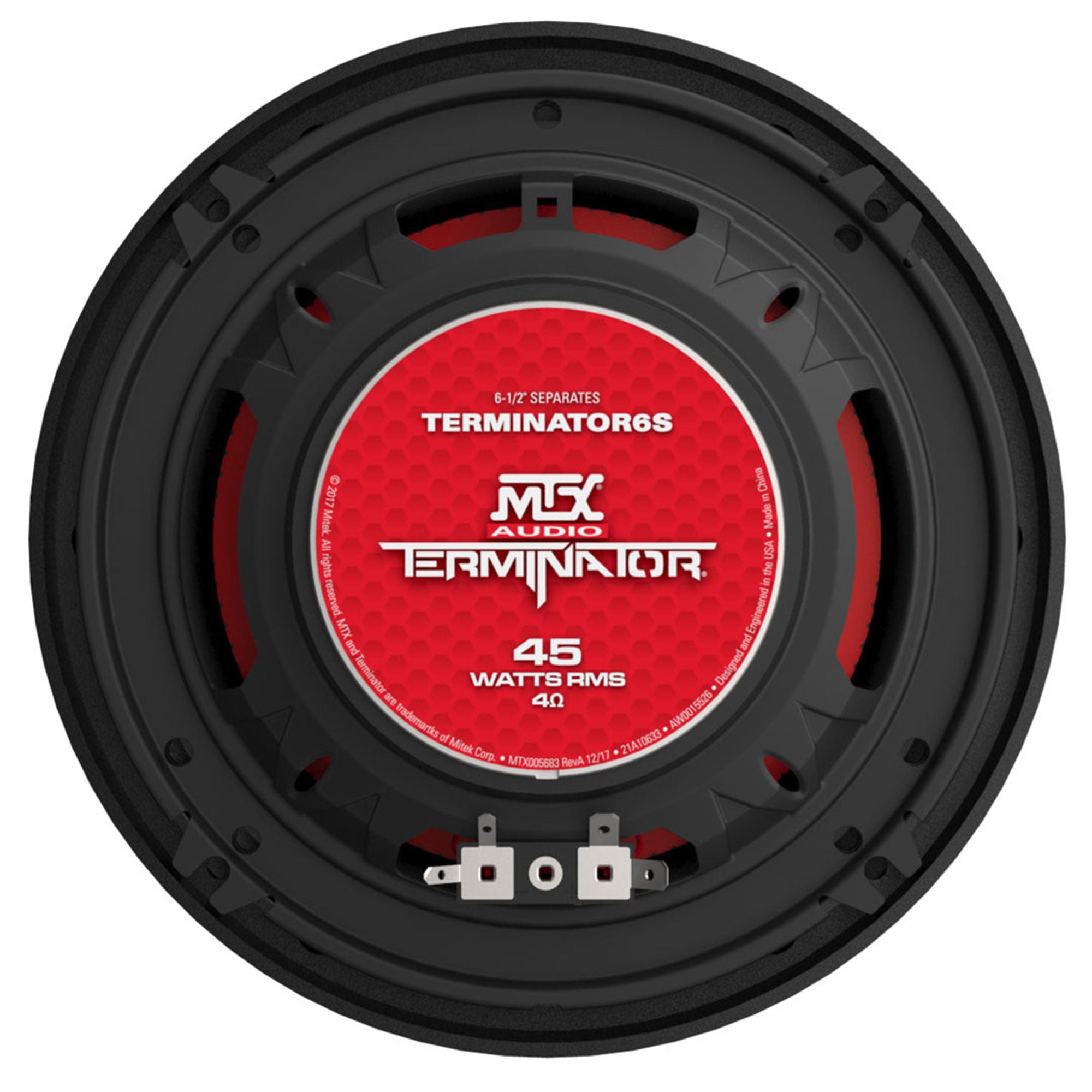 MTX Terminator 6.5-Inch 45 Watt Woofer Speaker Pair & 6x9-Inch 120 Watt Speaker