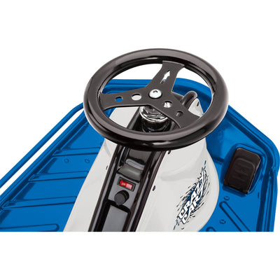 Razor Electric Bucket Seat High Torque Motor Drifting Crazy Cart, Blue (Used)