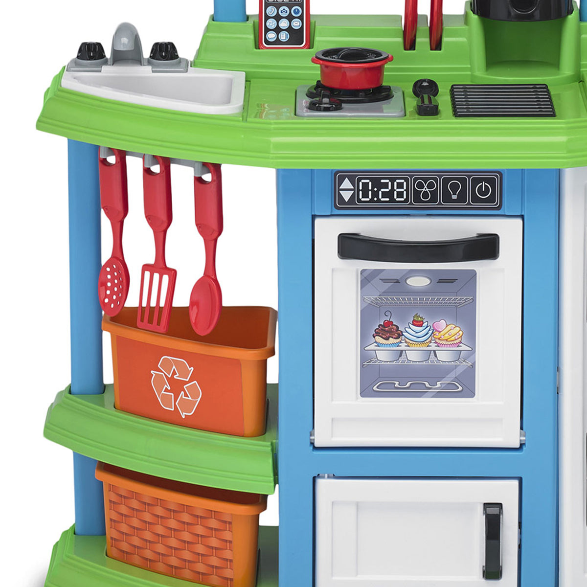 American Plastic Toys Kids Very Own Cozy Comfort Kitchen Role Play Set (Used) - VMInnovations