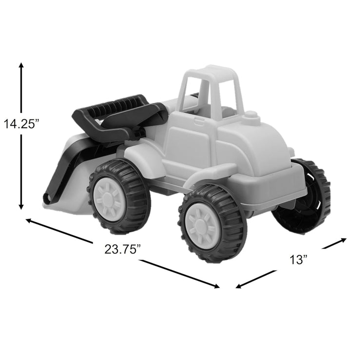 American Plastic Toys Gigantic Loader Truck with Tilting Loading Dump Bucket