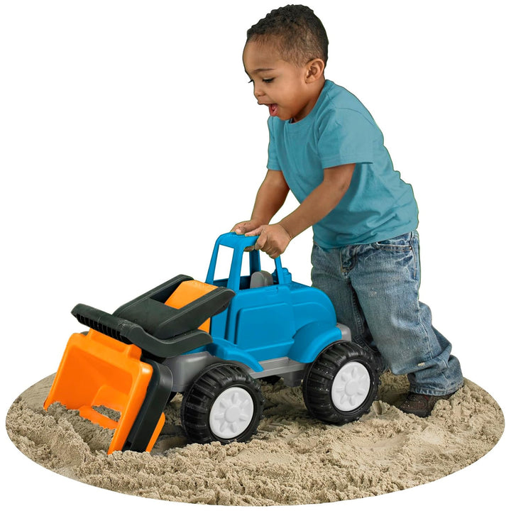 American Plastic Toys Gigantic Loader Truck w/Tilting Loading Dump Bucket (Used)