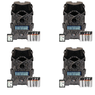 Wildgame Innovations Mirage 16MP Game Camera w/ SD Card & Batteries (4 Pack)