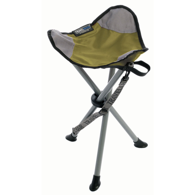 TravelChair Backless Slacker Portable Folding Stool Seat Tripod, Green (Used)