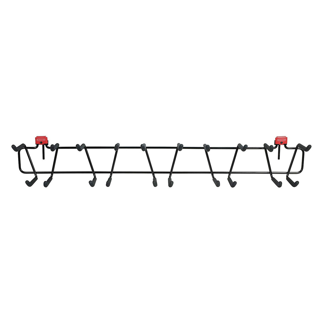 Rubbermaid 34 Inch Heavy Duty Garden Tool and Sports Storage Rack for Sheds