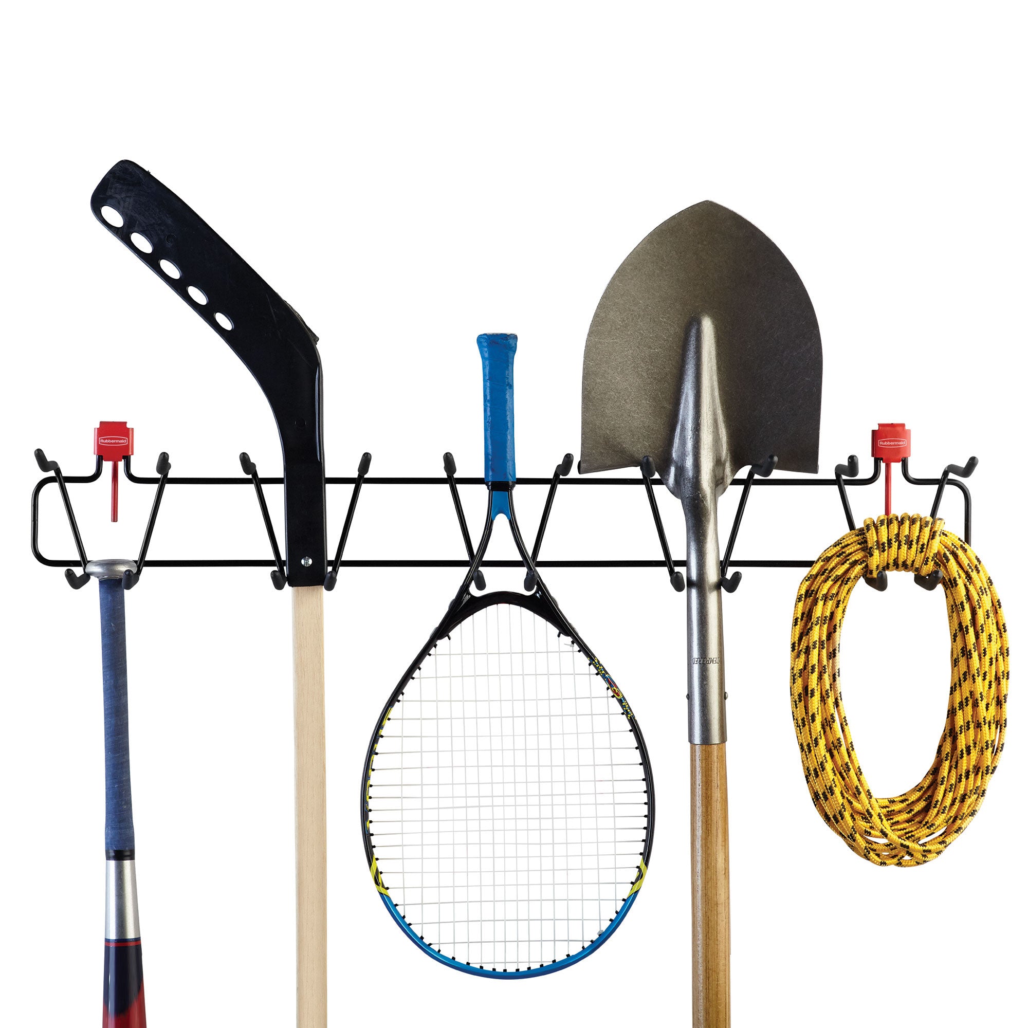 Rubbermaid Shed 50 Pound Capacity 34 In Tool and Sports Rack (Open Box) (3 Pack) - VMInnovations