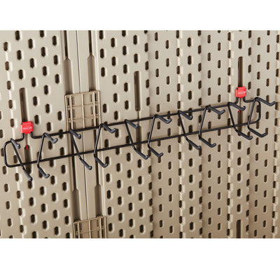 Rubbermaid Shed 50 Pound Capacity 34 In Tool and Sports Rack (Open Box) (2 Pack) - VMInnovations