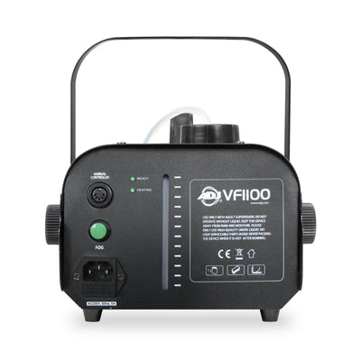 American DJ VF1100 1000W 1 Liter Medium Size Mobile Smoke Fog Machine w/ Remotes