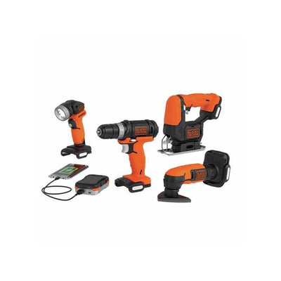 Black & Decker Drill Driver Combo Kit & 10 Piece Bit Set & Picture Hanging Kit