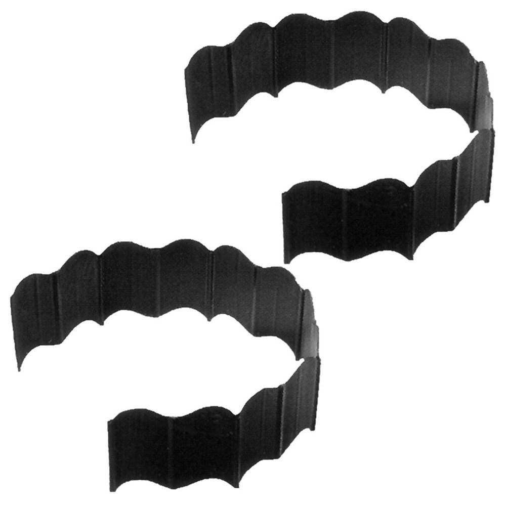 Suncast Quick Edge Interlocking Landscape Edging, 6 Inch Sections (80 Pack) - VMInnovations