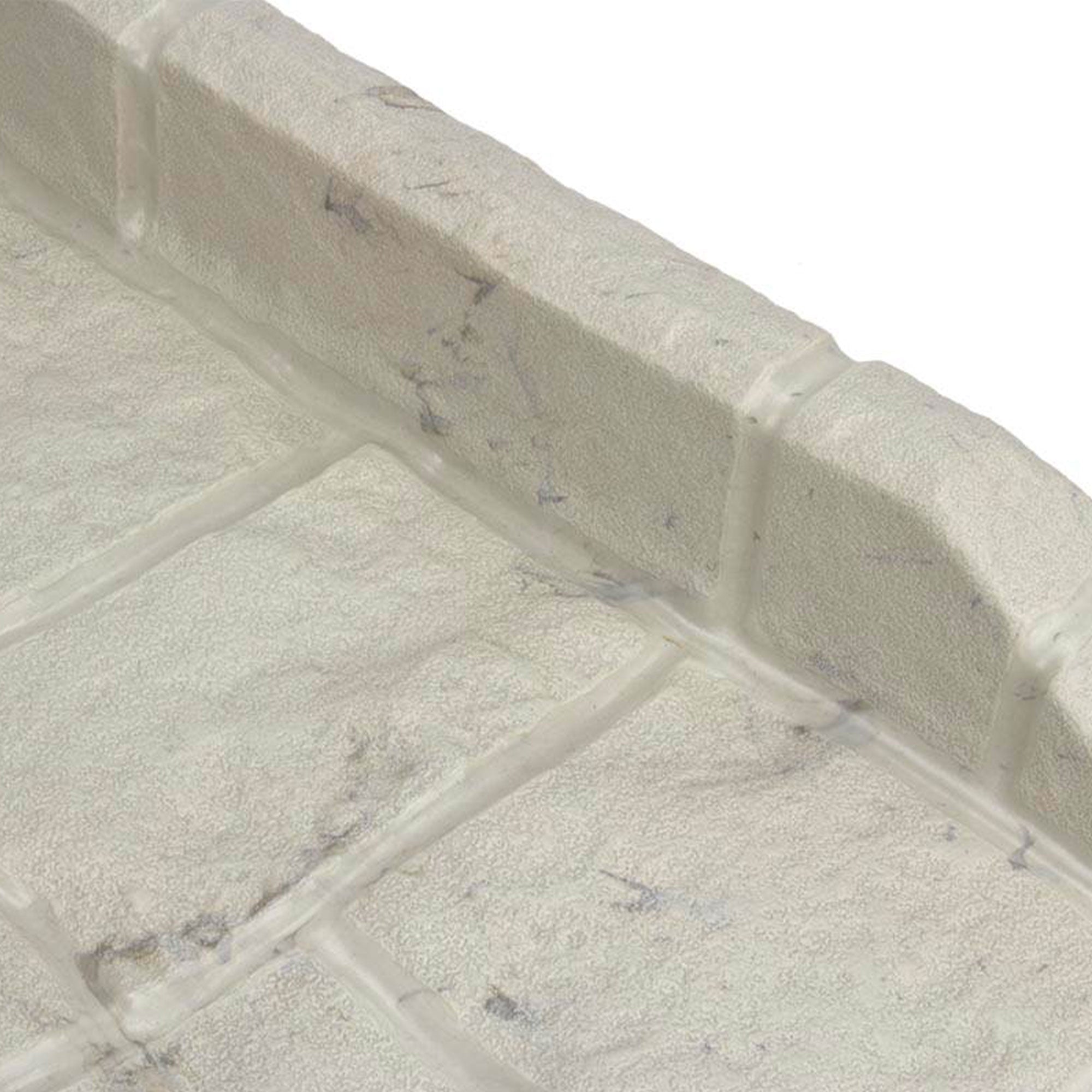 Suncast SB24 Decorative Rain Gutter Downspout Garden Splash Block Taupe (3 Pack) - VMInnovations