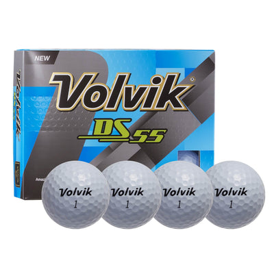 Volvik DS55 Dual Spin 12 Pack Golf Balls & Golfwith Smart Marker Shot Tracker