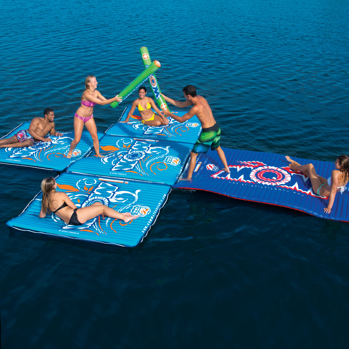 Floating 6 x 10 Ft Water Walkway, 6 x 6 Ft Water Walkway w/ Connecting System