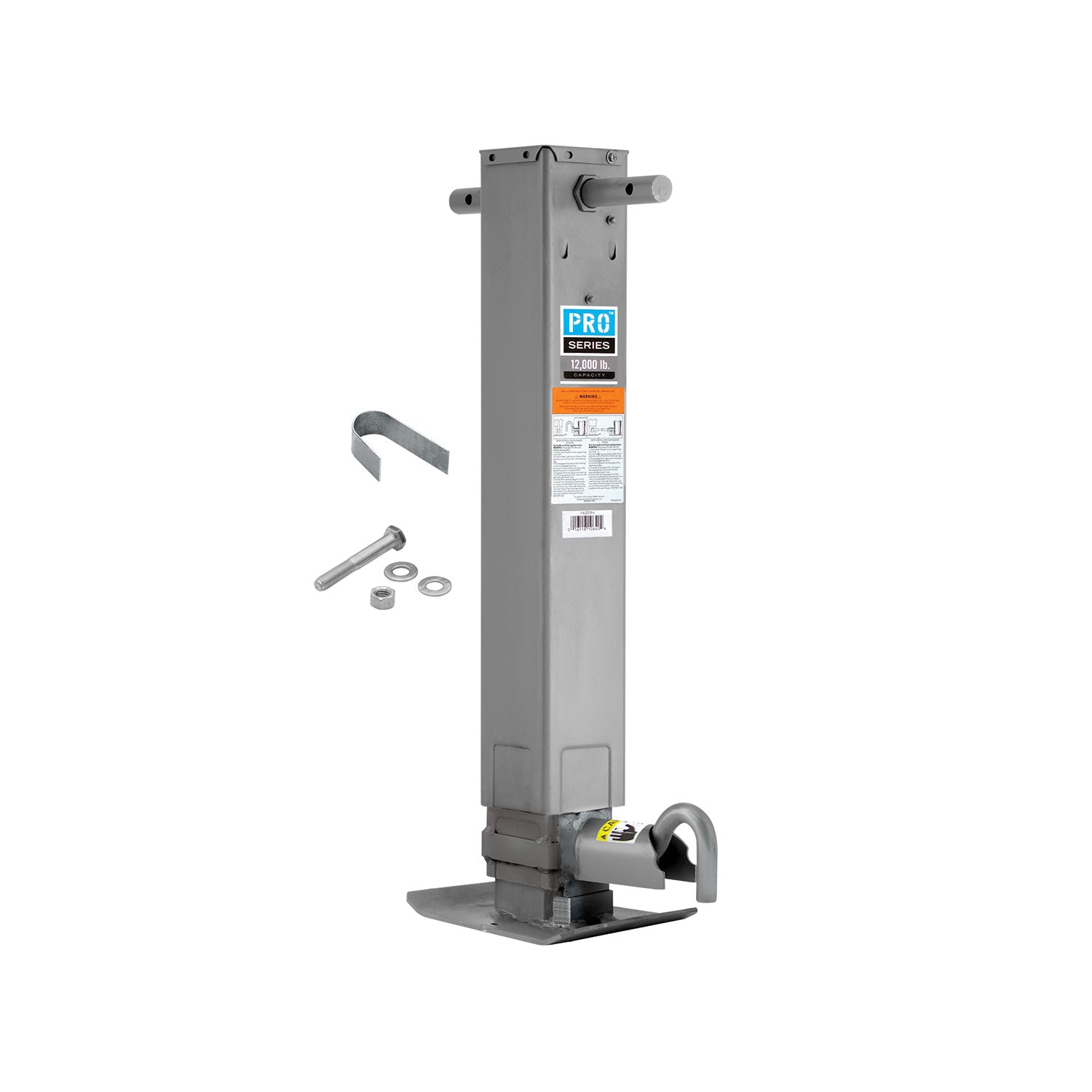 Pro Series Weld-On Square Tube Jack with Sidewind Handle, 12,000 Pound (Used)