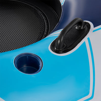 Bestway Rapid Rider Inflatable Round 2 Person Tube Float (Open Box) (4 Pack) - VMInnovations