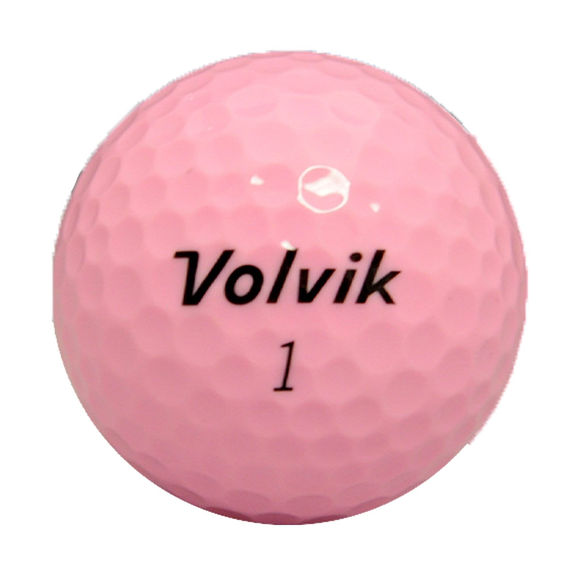 Volvik Dual Spin 12 Pack Golf Balls, Pink & Golfwith Smart Marker Shot Tracker