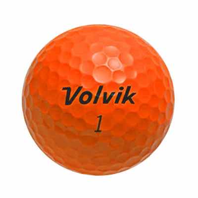 Volvik Dual Spin 12 Pack Golf Balls, Orange & Golfwith Smart Marker Shot Tracker