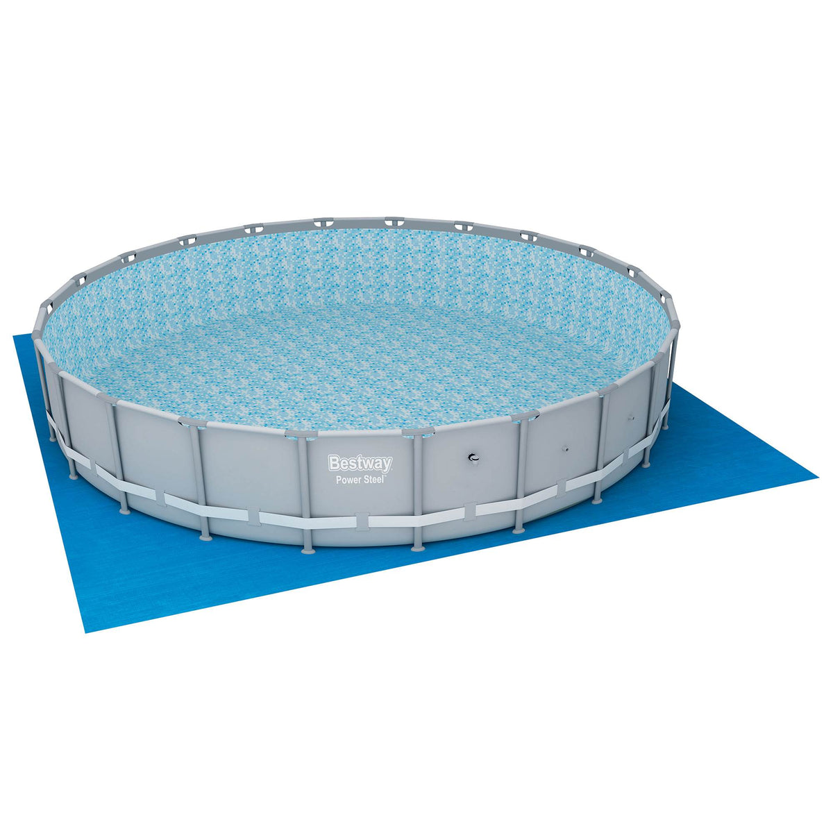 Bestway Power 22 x 4.3 Foot Swimming Pool w/ Pump & Filter & Bestway Pool Vacuum