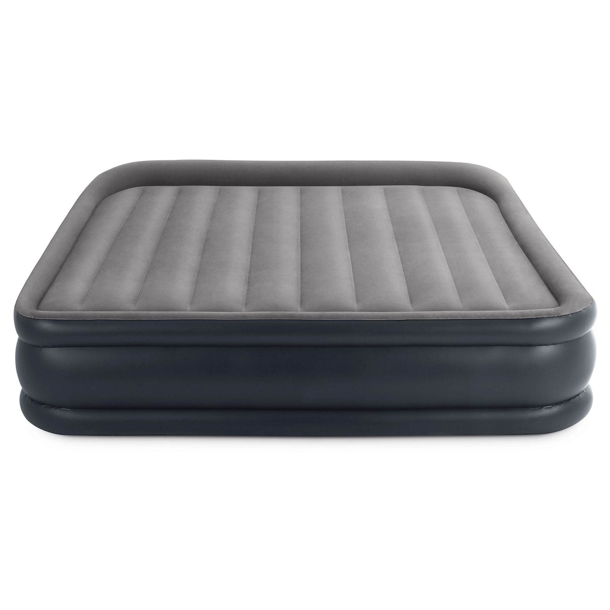 Intex Deluxe Pillow Rest Inflatable Air Mattress with Pump, King (Used)