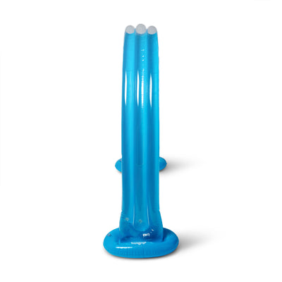 Wham-O Inflatable Water Giggle ‘N Splash Rainbow Arch Sprinkler, Blue (Open Box)