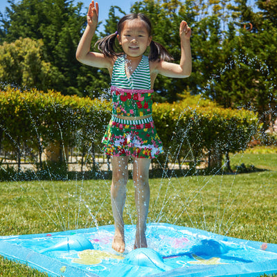 Wham-O Sea Creature Printed Children's Splash Pad with Inflatable Rim (Used)