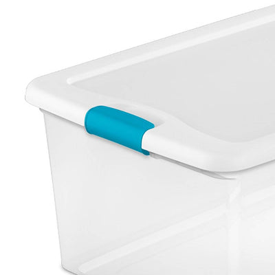 Sterilite 106-Qt Storage (4 Pack) Bundled with VELCRO® Brand Cable Ties (5 Pack) - VMInnovations