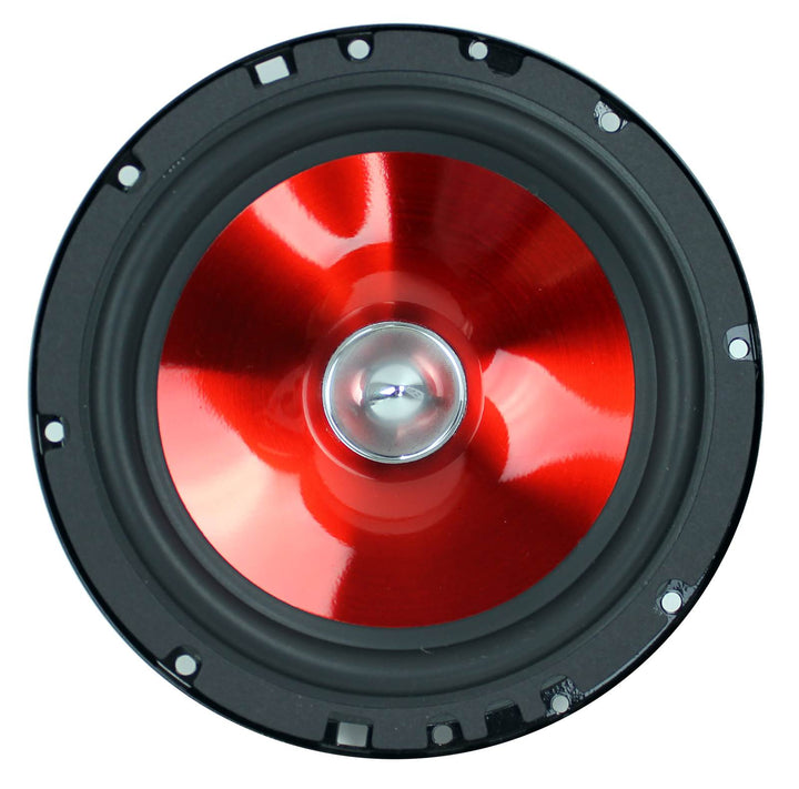 BOSS 6.5" 350W 2 Way Car Audio Speakers System Red Stereo (Pair) (Refurbished)