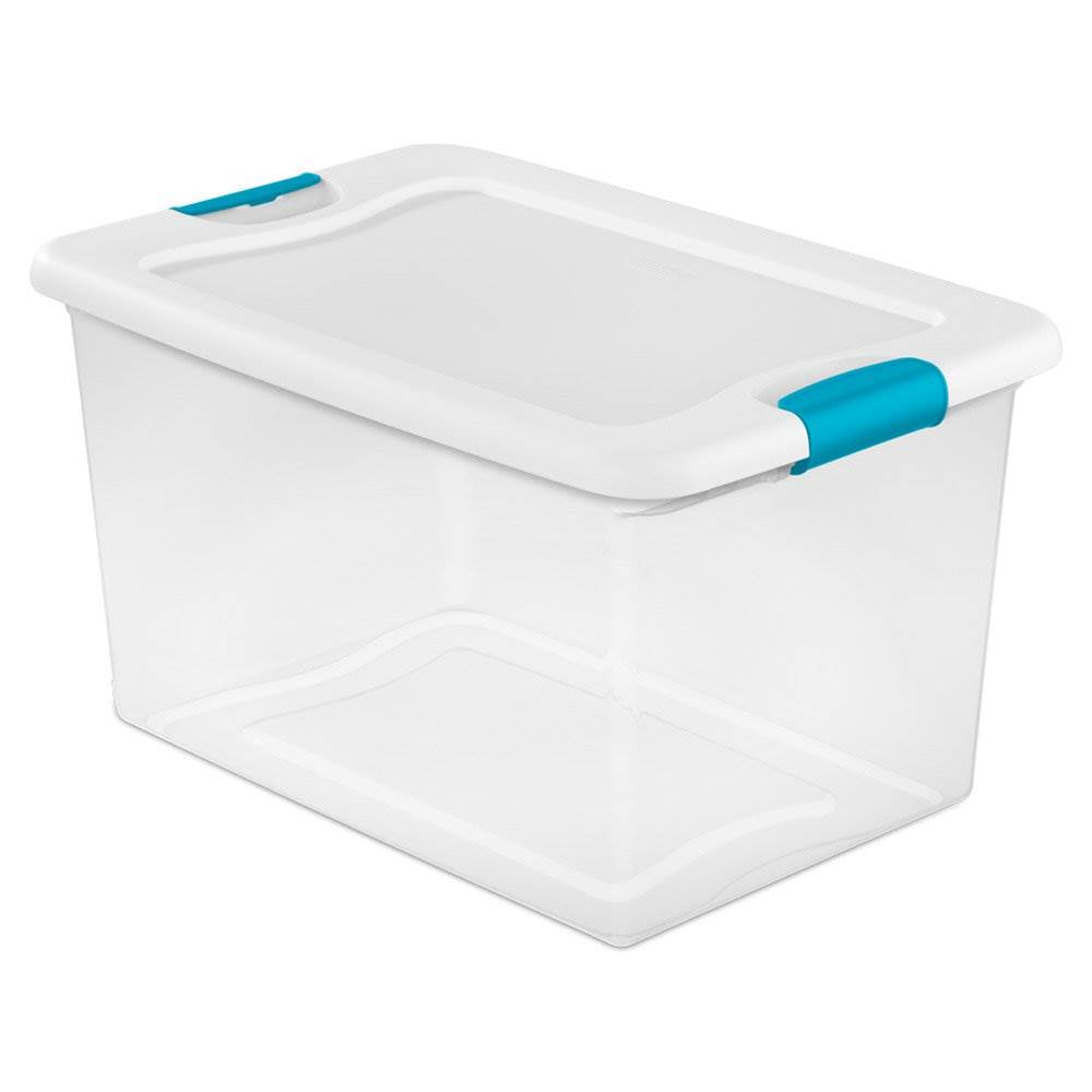 Sterilite 64 Quart Storage Container (8 Pack) One-Wrap Reusable Wire, 5 Pack - VMInnovations