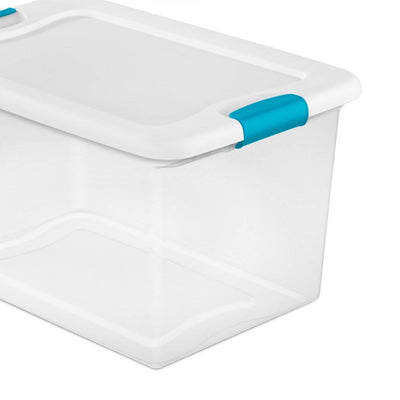 Sterilite 64 Quart Storage Container (8 Pack) One-Wrap Reusable Wire, 5 Pack - VMInnovations