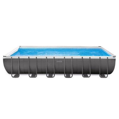 Intex 24 x 12 x 4.3 Foot Ultra XTR Rectangular Pool, 2 Pack of Floats and Cooler