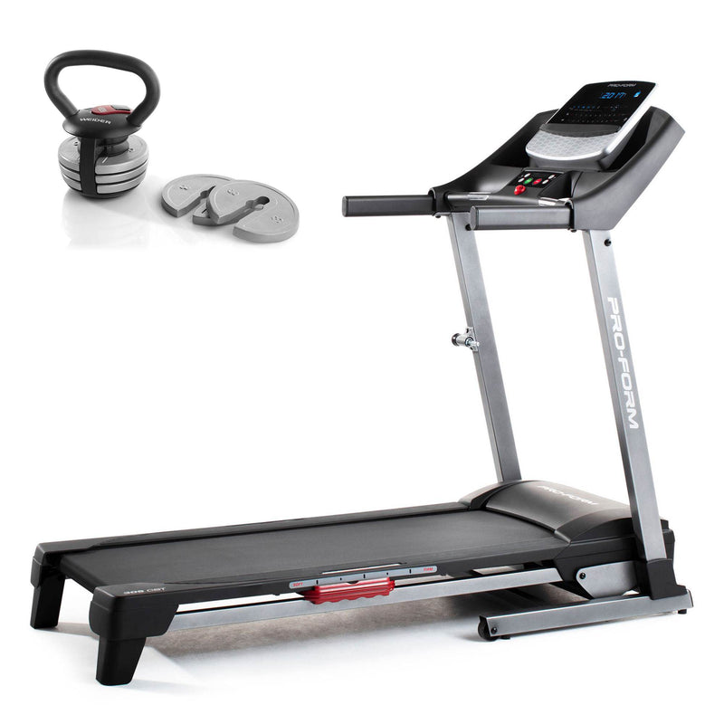 ProForm Freestanding Home Treadmill and Weider PowerBell 20 Pound Kettlebell