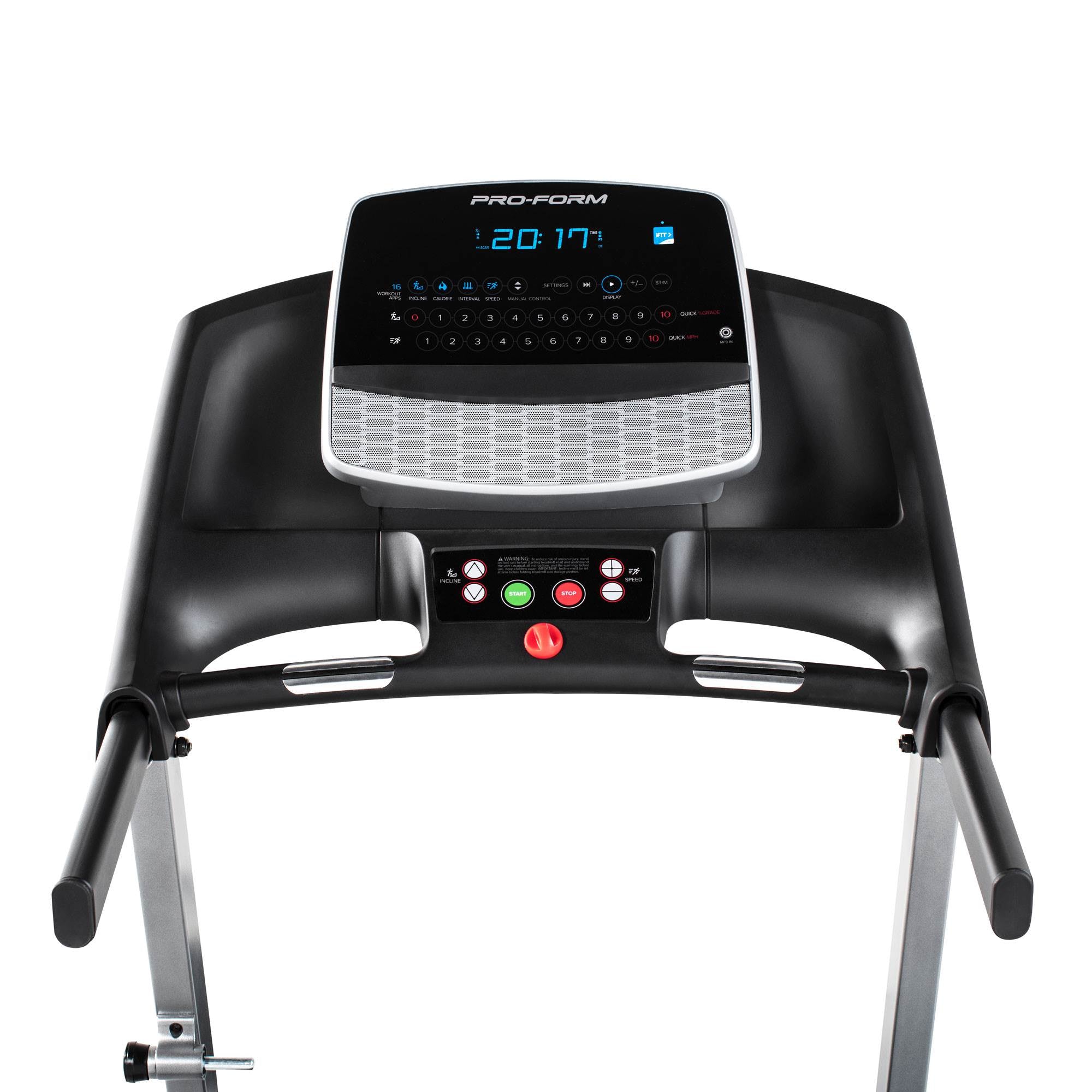 ProForm Freestanding Home Treadmill and NordicTrack Exercise Floor Mat, Clear