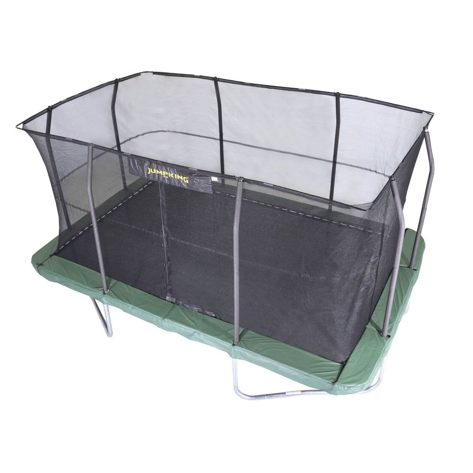 Jumpking 10 x 15-Foot Trampoline with Net and XDP Recreation Metal Anchor Kit