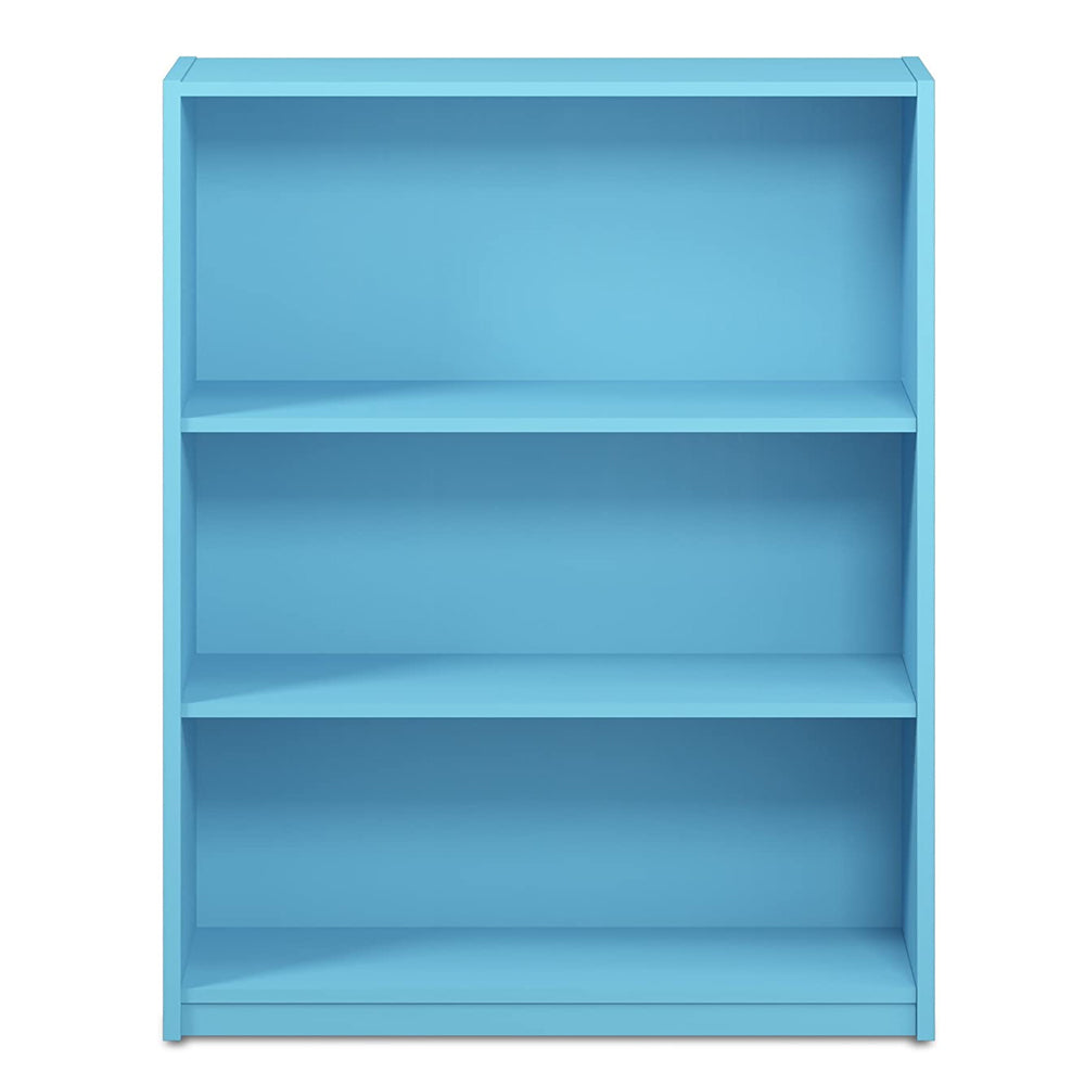 Furinno Jaya Wooden 3 Tier Adjustable Home Bookcase Display Shelf (Open Box)