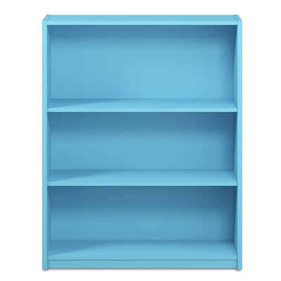 Furinno Jaya Wooden 3 Tier Adjustable Home Bookcase Display Shelf (Open Box) - VMInnovations