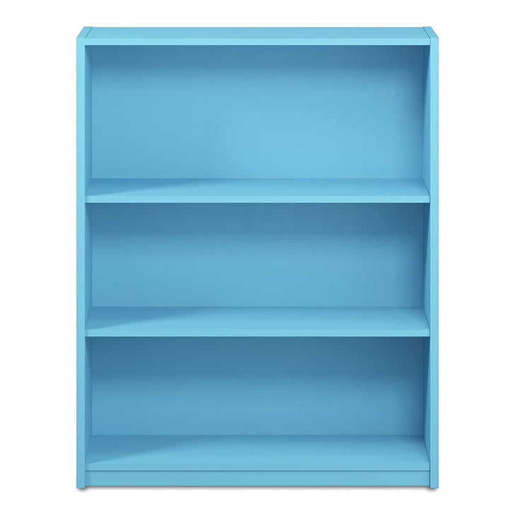 Furinno Jaya Wooden 3 Tier Adjustable Home Bookcase Display Shelf (Open Box)