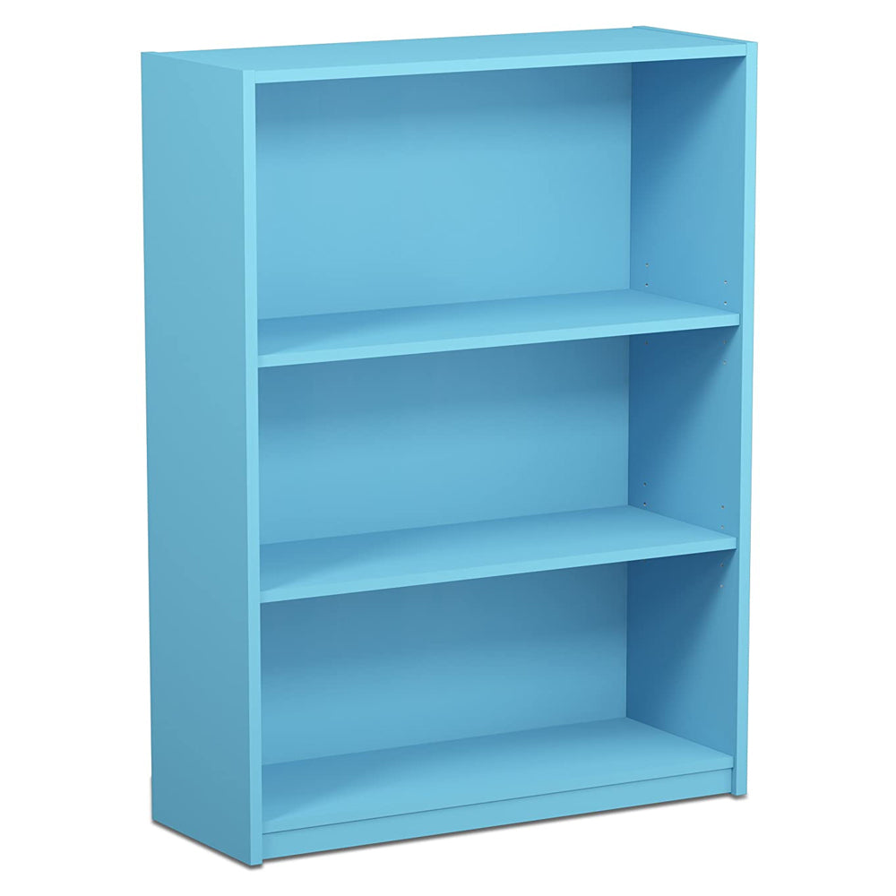 Furinno Jaya Wooden 3 Tier Adjustable Home Bookcase Display Shelf (Open Box)