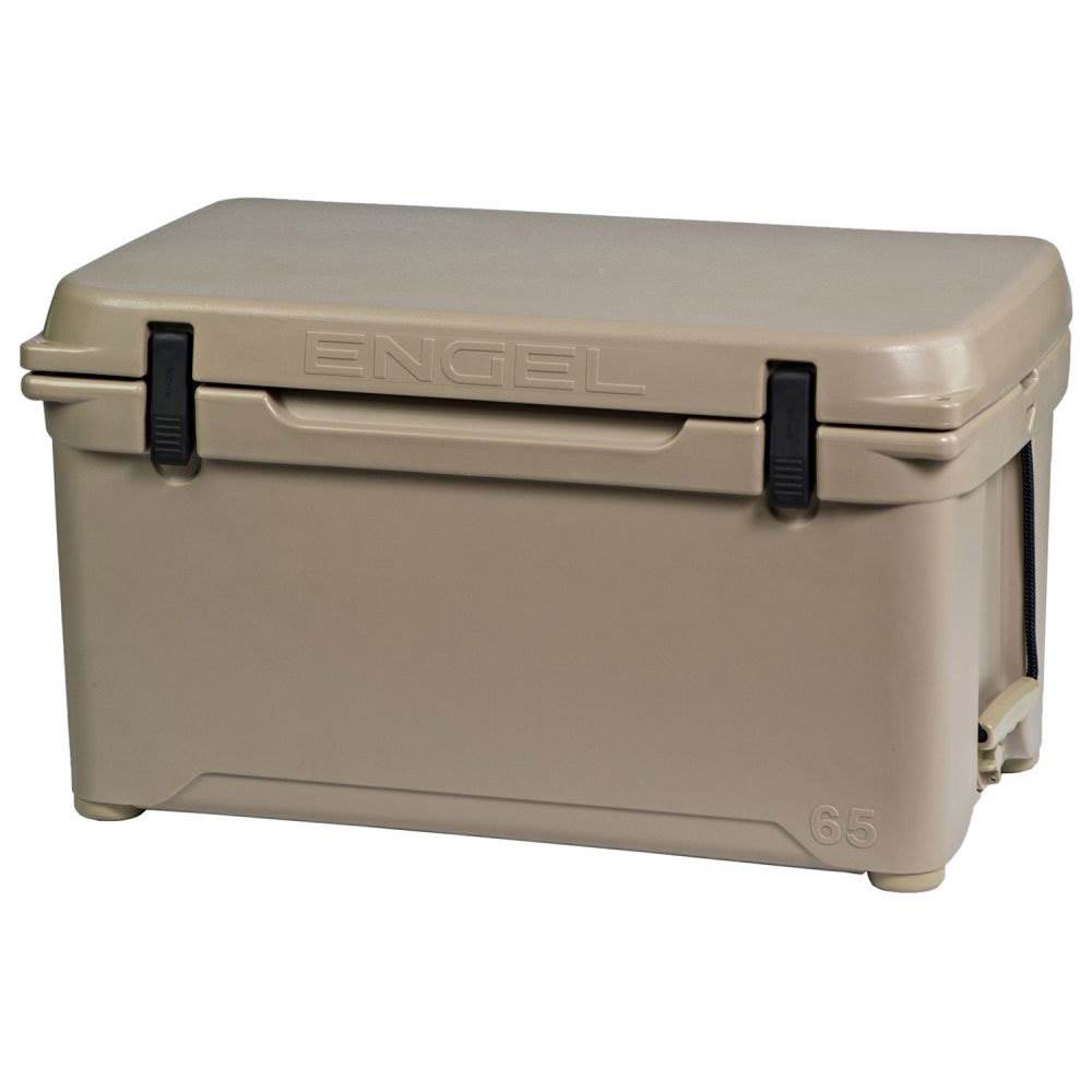 Engel 14.5 Gallon 70 Can 65 High Performance Seamless Roto Molded Cooler, Tan