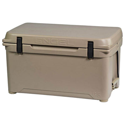 Engel 14.5 Gallon 70 Can 65 High Performance Seamless Roto Molded Cooler, Tan